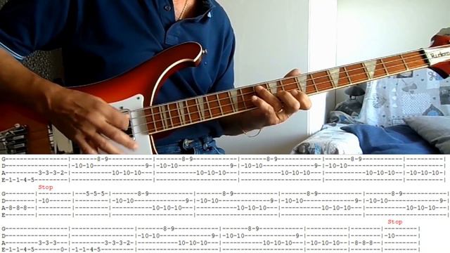 Bad boy - The Beatles - Bass Tutorial with Tabs смотреть онлайн