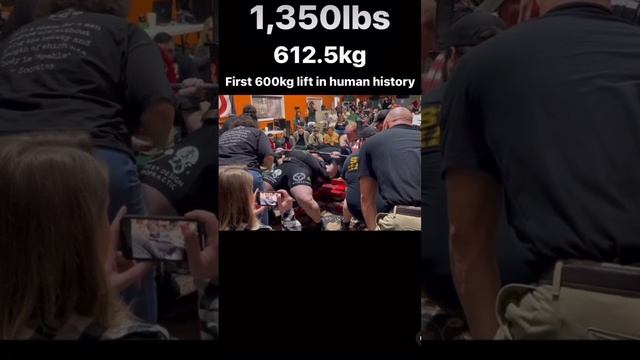 1,350 POUND BENCHPRESS | WORLD’S FIRST 600kg Lift ? смотреть онлайн