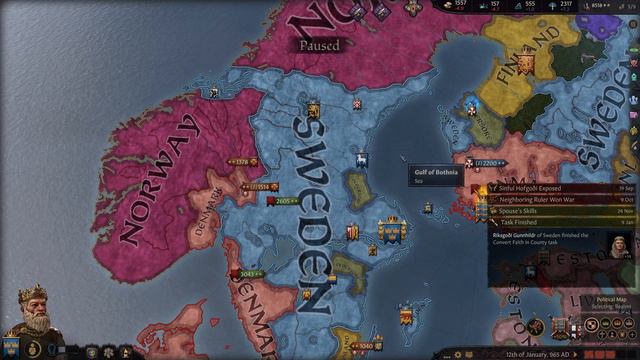 CRUSADER KINGS 3 Roleplay Uppland Start, Scandinavia / Norse Pagans ♥ #27 смотреть онлайн