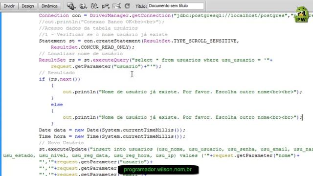 Verifica se usuário já existe - Java ee - 066 смотреть онлайн