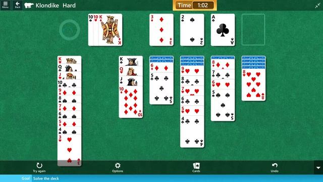 Star Club-Classic/Klondike-Hard/Game No 10/Microsoft Solitaire Collection смотреть онлайн