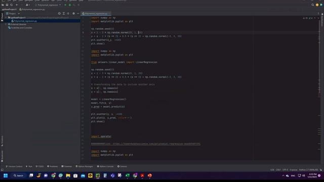 [LECTURE 3c] Naive introduction to Pycharm|Linear and Polynomial regression implentation|Jan 24,23 смотреть онлайн