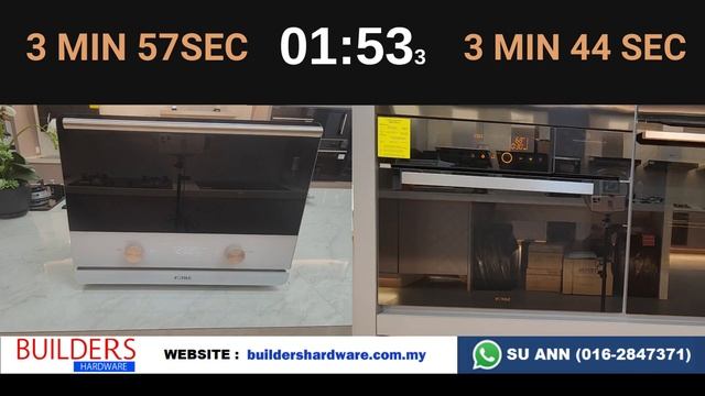 [STEAM FUNCTION TEST] FOTILE COMBI OVEN HYZK26-E1 VS HZK-TS1.A (PREHEATING TO 100°C) смотреть онлайн