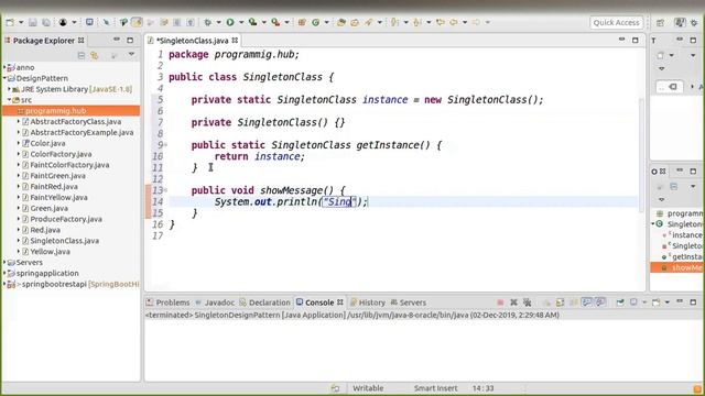 Design Pattern Part - 4 | Singleton Design pattern смотреть онлайн