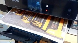 BROTHER MFC J3520 печать на холсте 340гр.!