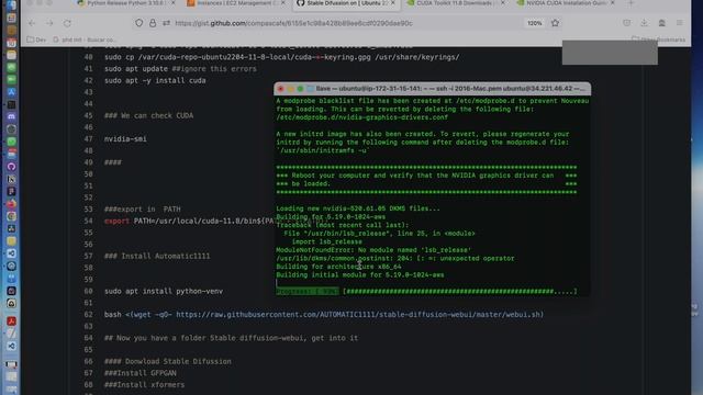 Stable Diffusion [ Automatic 1111 / Ubuntu Server 22.04, AWS EC2 ] {English} смотреть онлайн