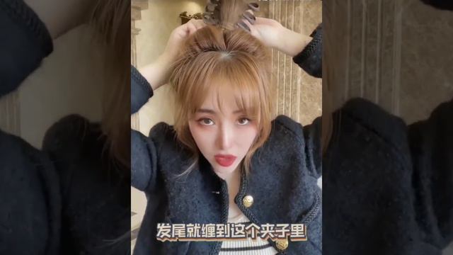 Quick and Easy Korean Hairstyles Rose Black Pink|School and Work Hairstyle Tutorial смотреть онлайн