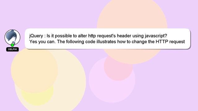 jQuery : Is it possible to alter http request's header using javascript? смотреть онлайн