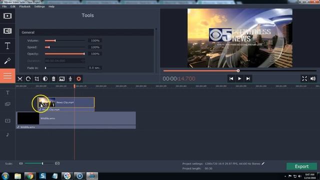 Movavi: layering multiple video tracks смотреть онлайн