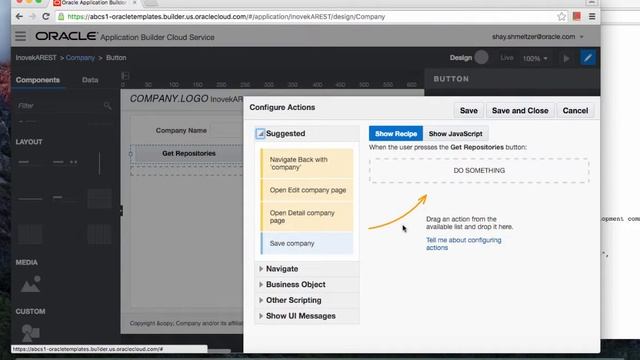 Oracle Application Builder Cloud Service - Calling an External REST Service смотреть онлайн