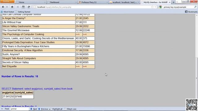 Website Design with PHP & MYSQL - 074 - Introduction To MySQL - Aggregate Functions смотреть онлайн