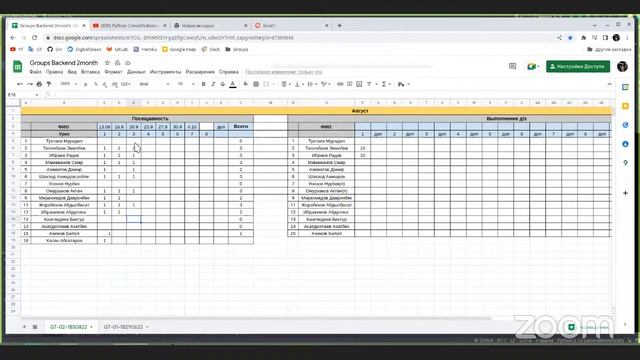 Python 2 month lesson 3 Osh смотреть онлайн