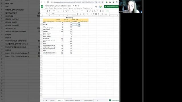 Как посчитать себестоимость на примере услуги маникюр смотреть онлайн