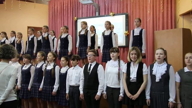 Гимн России, 5а класс, школа 17, Рязань 26 мая 2017 года. смотреть онлайн