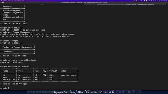 17-Thao tác với MySQL container từ Python Flask Container P2 смотреть онлайн