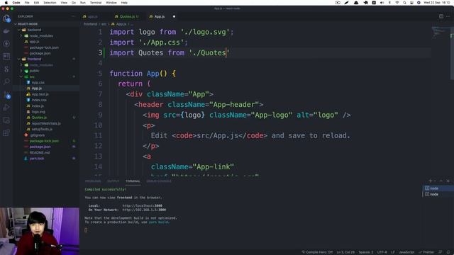 เรียนรู้วิธีการเชื่อมต่อ Front-end ( ReactJS ) กับ Back-End ( NodeJS ) ??? смотреть онлайн