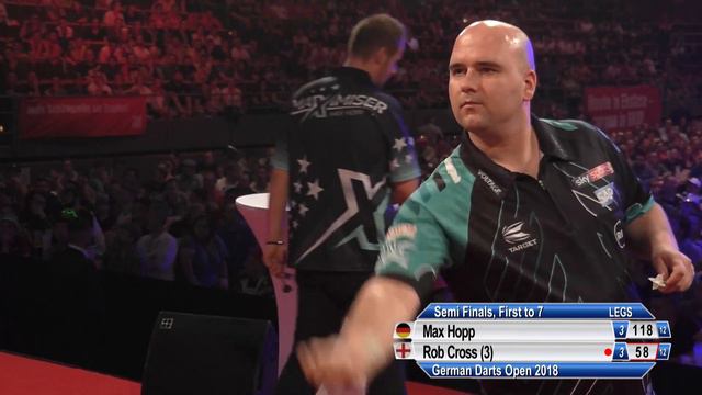 German Darts Open 2018 - Semi Final - Max Hopp v Rob Cross смотреть онлайн