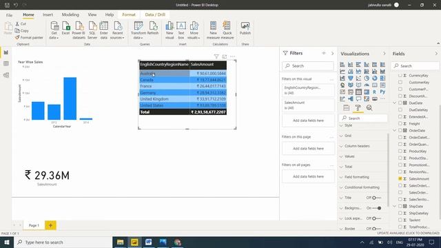 Edit Interactions in Power BI | Enable and Disable Visual Interaction in Power BI Desktop смотреть онлайн