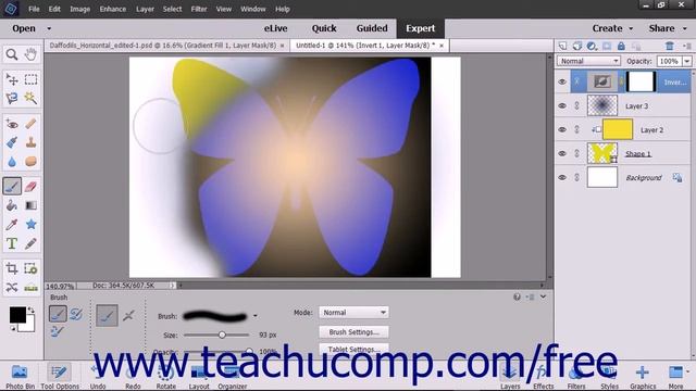 Photoshop Elements 15 Tutorial Layer Masks Adobe Training смотреть онлайн
