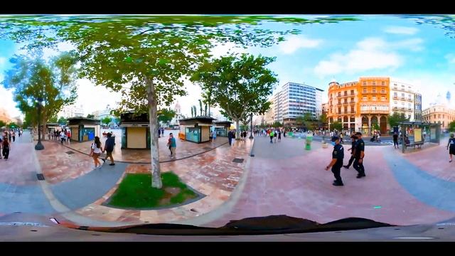 Walking Around Las FALLAS DE VALENCIA 2021. #video360 #VR 4K