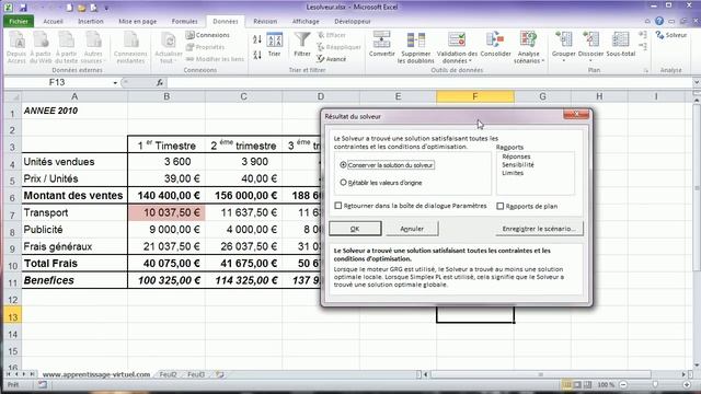 Formation Excel | Le Solveur смотреть онлайн