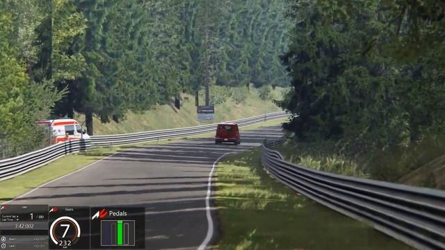 Assetto Corsa Nordschleife Mercedes-Benz G63 AMG BG World Record 7:24.x TV Cam