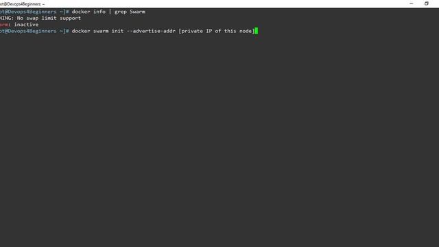 31. Docker Swarm Setup смотреть онлайн