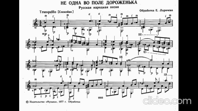 Не одна во поле дороженька Обр. Е.Ларичева смотреть онлайн