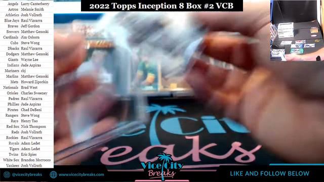 2022 Topps Inception 8 Box VCB #2 смотреть онлайн