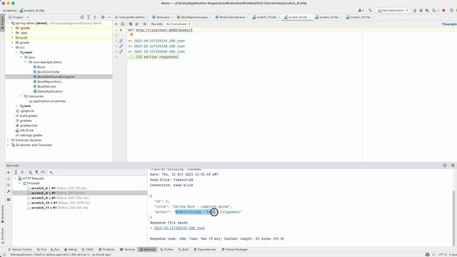 Spring Boot - Service layer and Domain Business Exception - part 2 смотреть онлайн