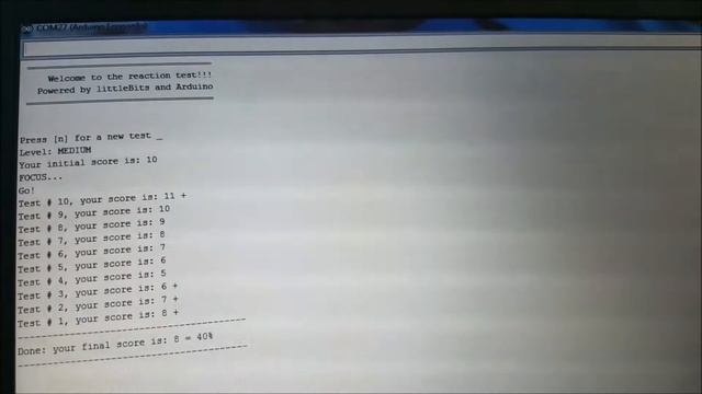 littleBits project "Test Your Reaction!" смотреть онлайн