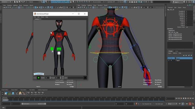 HINDI MAYA TUTORIAL: HOW TO USE ANIMSCHOOL PICKER IN MAYA смотреть онлайн