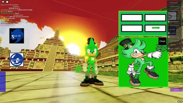 SONIC UNIVERSE RP *Irish the Hedgehog* NEW BADGE! Roblox смотреть онлайн