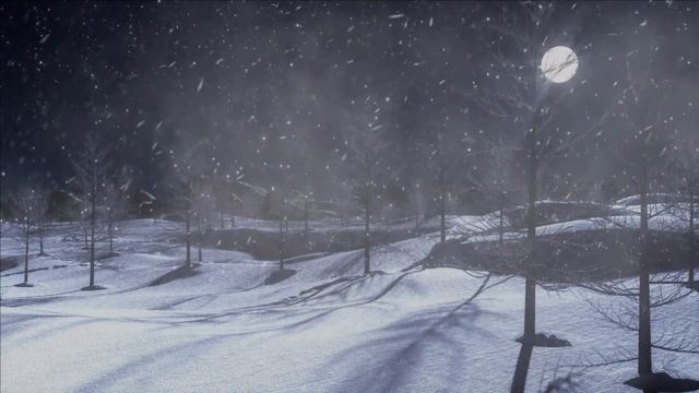 Очень холодно за окном, зимняя ночь, метель❄❄❄ смотреть онлайн