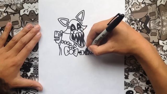 Como Dibujar A Mangle De Five Night At Freddy's | How To Draw Mangle | Como Desenhar Mangle