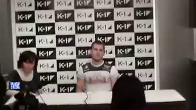 Press Conference K-1 World Max 2009 Sergey Golyaev смотреть онлайн