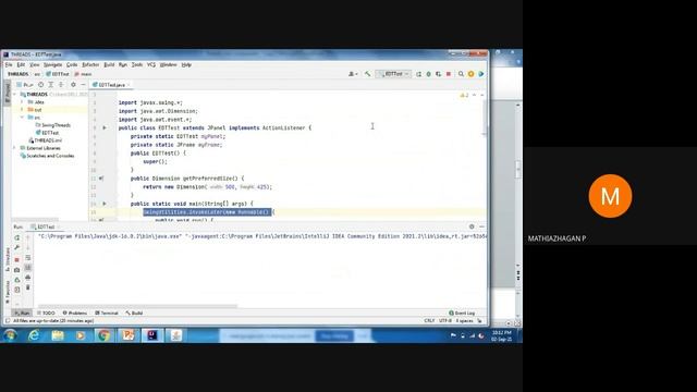 Advanced Java Programming Swing Components Mathiazhagan P, DRSNSRCAS, CBE Assistant Professor смотреть онлайн