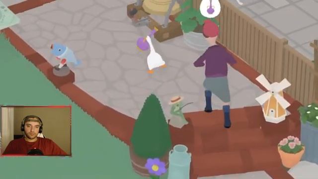 Egy lúd mind fölött, egy lúd kegyetlen.. | Untitled Goose Game - 11.20. смотреть онлайн