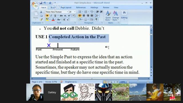 Past Simple Verb Tense смотреть онлайн