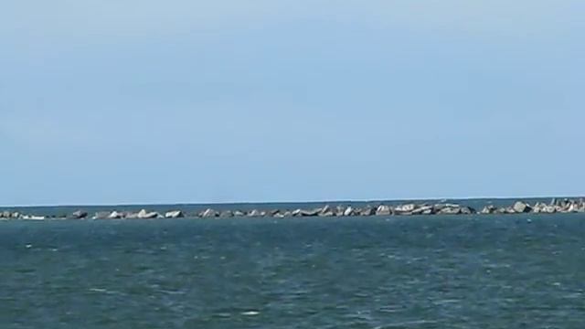 Лиепая - вид с северного мола (июнь 2007) смотреть онлайн