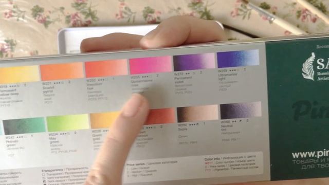 Распаковка новой акварели и новые кисти! смотреть онлайн