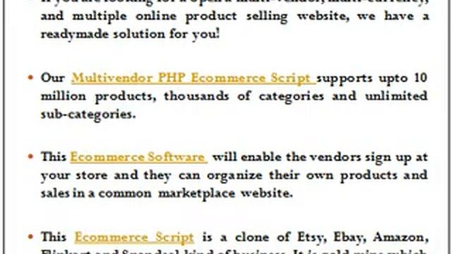 Ecommerce Script, PHP Ecommerce Script, Ecommerce Software смотреть онлайн