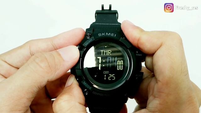 Cara Mengatur Jam Tangan DIGITAL SKMEI 1356 KALIBRASI COMPASS смотреть онлайн
