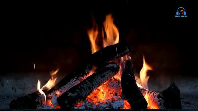Top Relaxation. The sound of a burning fire. Rest and relaxation. Meditation and sleep. Звук костра смотреть онлайн