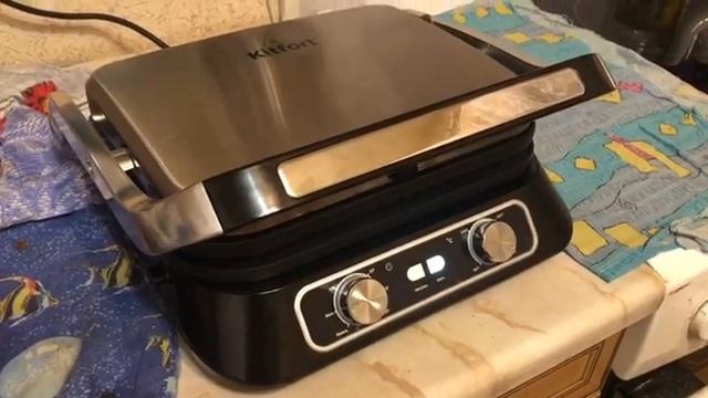 Жарим мясо. Обзор электрогриля Kitfort KT-1652 смотреть онлайн