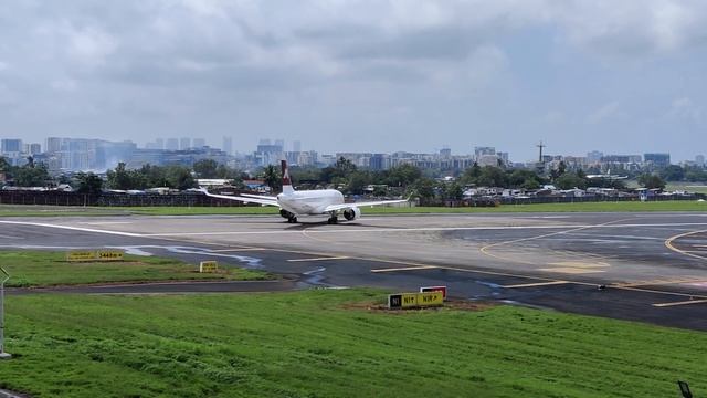 Rare Air Manas A220-300 at Mumbai International Airport смотреть онлайн