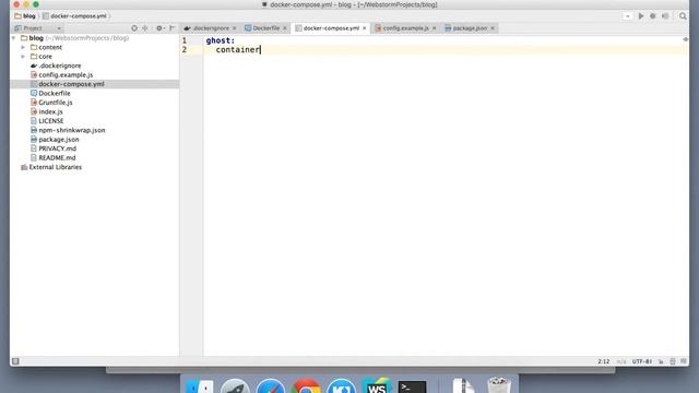 How to Ghost blog and MySQL Docker Compose смотреть онлайн