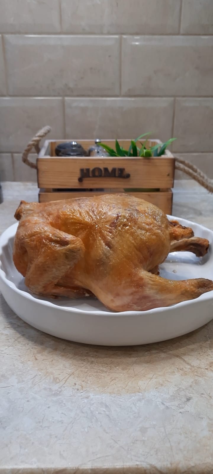 Курица на соли?