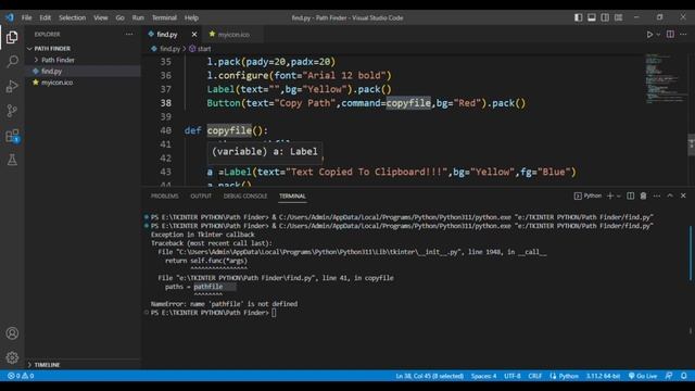 Path Finder App GUI In Python | Best GUI Project For Developers | .EXE File Format | Historic Mind смотреть онлайн
