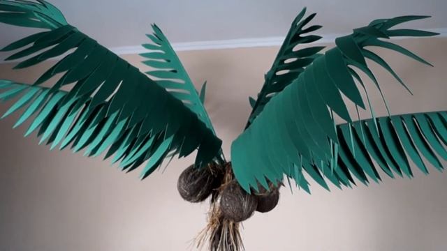 Пальма своими руками. Пальма с фоамирана. Обзор пальмы. Ростовые цветы. смотреть онлайн